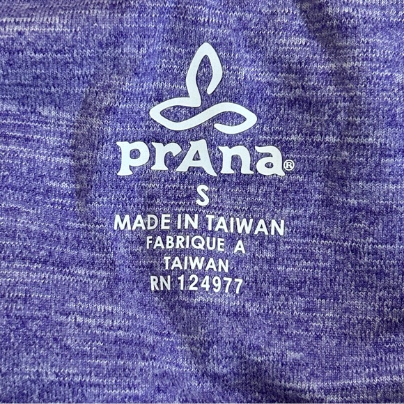 Prana Tori Capri Leggings Bundle of 2 Teal Lavender Heather Yoga Activewear Sz S - Picture 5 of 12